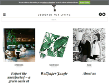 Tablet Screenshot of designedforliving.com